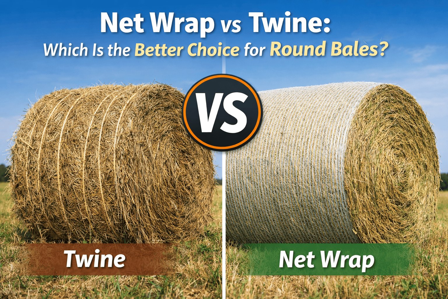 Net Wrap vs Twine