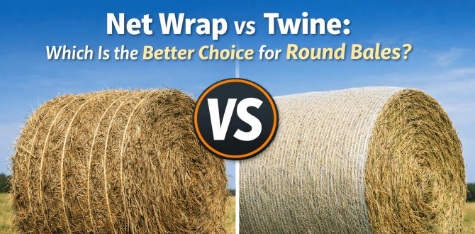 Net Wrap vs Twine: Which Is the Better Choice for Round Bales
