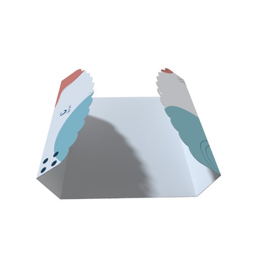 Envelope with Curved Cloud-Line Edges