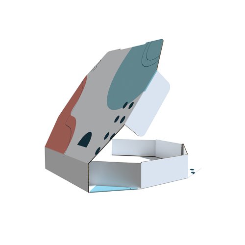 Octagonal Pizza Flip Box