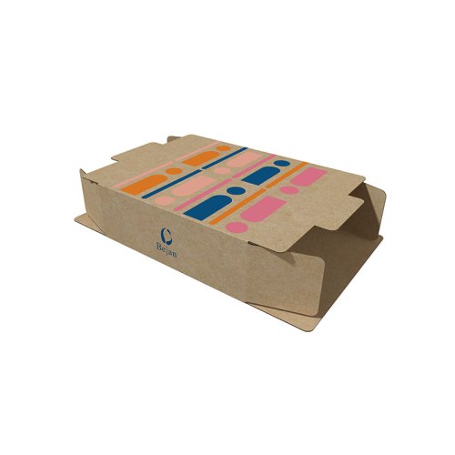 Arc-shaped handle cake box 