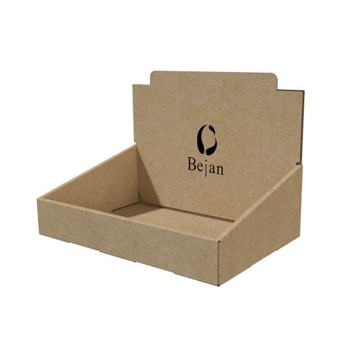 Slanted Fully-enclosed Back Panel Display Stand