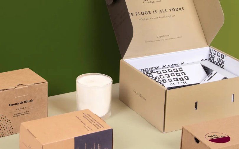 Pair eco-friendly packaging with your sustainable candles